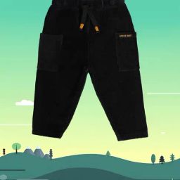 MINIKLUB Kids Black Solid Pants-image-49