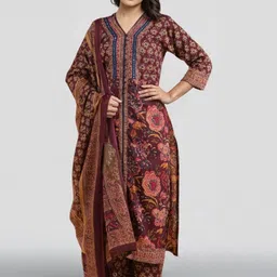 SZN Women Printed Pure Cotton Kurta Sets With Dupatta-picture-42