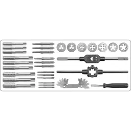 Yato YT-2975 – Taps and Dies 32pcs M3-M12-image-15