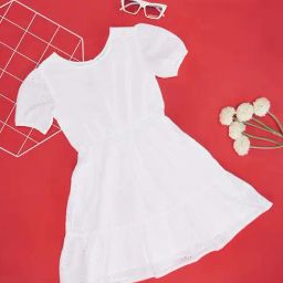 Pantaloons Junior White Regular Fit Dress-image-79