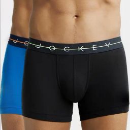 Jockey Assorted Cotton Regular Fit Trunks - Pack of 2-picture-19