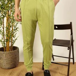 Thomas Scott Leaf Green Straight Fit Joggers-image-89