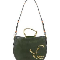 Hidesign Olive Parrot 01 Leather Medium Shoulder Bag-15