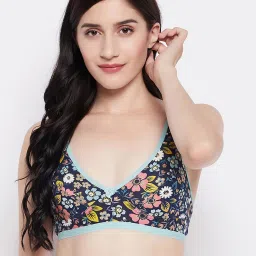Clovia Blue Full Coverage Non-Padded Non-Wired Full Coverage Bra image 1
