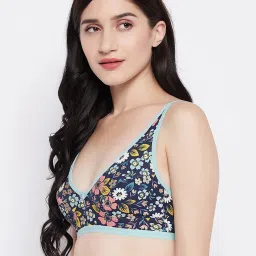 Clovia Blue Full Coverage Non-Padded Non-Wired Full Coverage Bra image 4