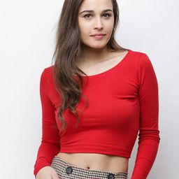Moda Rapido Cotton Crop Top-image-63