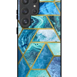 QRIOH Geometric Printed Samsung Galaxy S25 Ultra Back Case Mobile Accessories-image-80