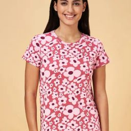 Dreamz by Pantaloons Coral Cotton Printed T-Shirt-picture-30