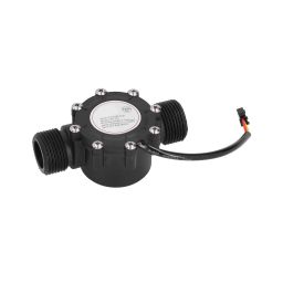 YF-G1 Water Flow Sensor YF-G1 Water Pipe Flow Meter Sensor Counter/Flow meter DN25 G1 Flow range 2-100L/min (Black)- RS2157YF-G1 Water Flow Sensor YF-G1 Water Pipe Flow Meter Sensor Counter/Flow meter DN25 G1 Flow range 2-100L/min (Black)- RS2157-18