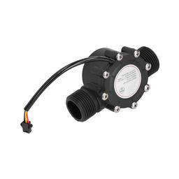 YF-G1 Water Flow Sensor YF-G1 Water Pipe Flow Meter Sensor Counter/Flow meter DN25 G1 Flow range 2-100L/min (Black)- RS2157YF-G1 Water Flow Sensor YF-G1 Water Pipe Flow Meter Sensor Counter/Flow meter DN25 G1 Flow range 2-100L/min (Black)- RS2157 image 4