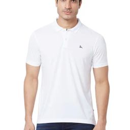 Parx White Regular Fit Polo T-Shirt-picture-1