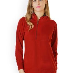 Belle Fille Red Hooded Jacket-image-116