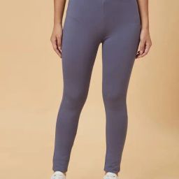 Globus Grey Blended Slim Fit Treggings-image-100