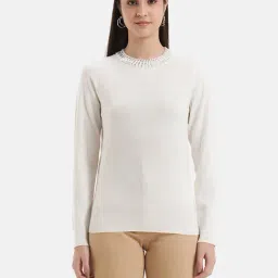 Kazo White Pullover-picture-20