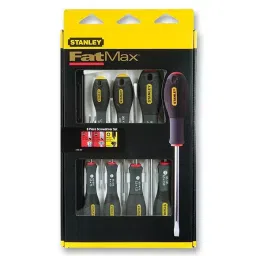 STANLEY FAT MAX Screwdriver Set, 8Pc With Rack, 65-437-23