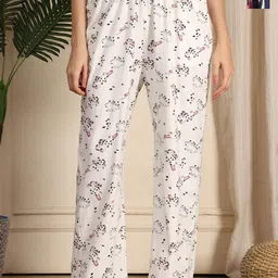 TAG 7 Pack Of 2 Printed Cotton Mid-Rise Lounge Pants-60