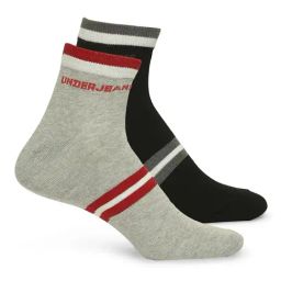 UnderJeans by Spykar Assorted Low Cut Socks - Pack of 2-image-11