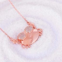 GIVA 92.5 Sterling Silver Crab Necklace for Women-picture-32