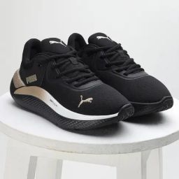 Puma Women's Softride Pro Molten Black Running Shoes-image-101