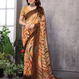 Ambuja International Pure Georgette Saree-picture-52