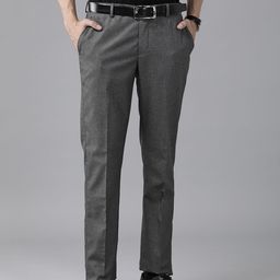 Blackberrys Men Skinny Fit Low-Rise Formal Trousers-picture-41