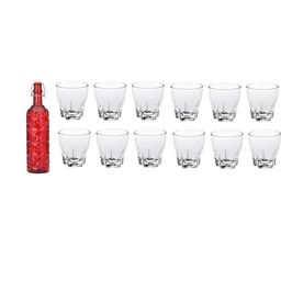 SOMIL Red Glass Airtight Can Bottle-picture-45