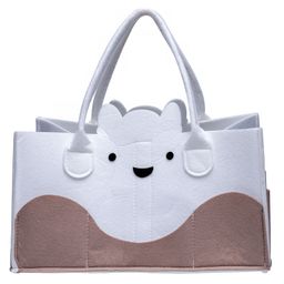 Adore Teddy Multipurpose Diaper Caddy Mother Bag - Cream-image-5