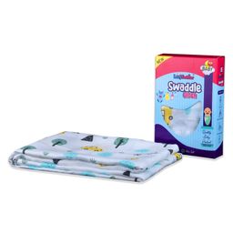 LazyToddler Organic  Cotton Muslin Baby Swaddle Car Design - Multicolor-image-78