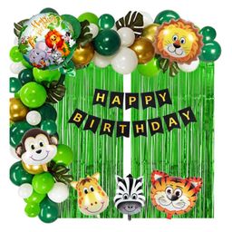 Puchku Jungle Theme Birthday Decoration Kit - Pack of  71-image-73