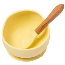 Baby Moo Solid  Dinner Set - Yellow-18