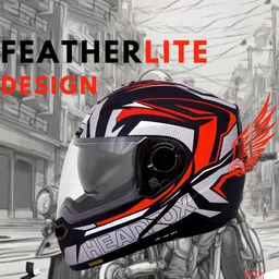 HEADFOX Metro N2 Smart Bluetooth Helmet With Flash Lights image 3