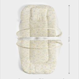 Mi Arcus Printed Net Mattress & Head Pillow Set - Cream image 2