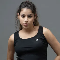 GO DEVIL Women Solid Scoop Neck T-shirt-image-23