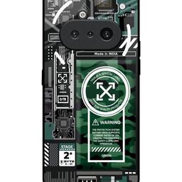 QRIOH Typography Printed Nothing Phone 3a Back Case Mobile Accessories-image-85