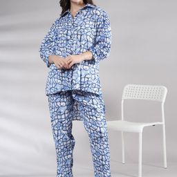 BAESD Abstract Printed Shirt With Trousers Co-Ords-picture-5