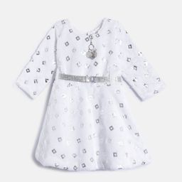 Aarika Print Woollen A-Line Dress-picture-14