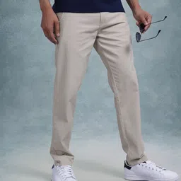 The Roadster Life Co. Men Mid-Rise Pure Cotton Regular Fit Chinos-image-36