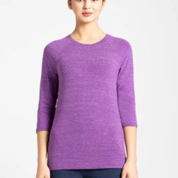 Jockey Purple Textured AW14 T-Shirt-image-17