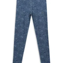 Puma Kids Blue Printed Skinny Fit Tights-picture-37