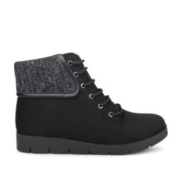 Inc.5 Women's Black Derby Boots-picture-36