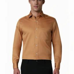 Louis Philippe Brown Regular Fit Shirt-image-33
