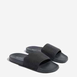 SOLEPLAY by Westside Grey Chevron Textured Slides-20