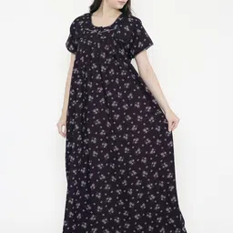 NIGHTSPREE Printed Maxi Nightdress-picture-36