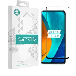 Sprig Edge To Edge Tempered Glass for Redmi Note 10s (Pack of 1) image 1