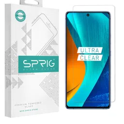 Sprig Edge To Edge Tempered Glass for Realme C65 (Pack of 1) image 1