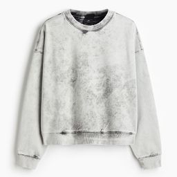 H&M Oversized Fit Washed Sweatshirt-picture-4