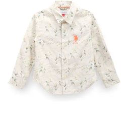 U.S. Polo Assn. Boys Beige Printed Full Sleeves Shirt-image-35