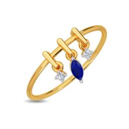 Kisna Diamond & Gold Jewellery Hurley 14k (585) Diamond & Gold Ring For Women-picture-26