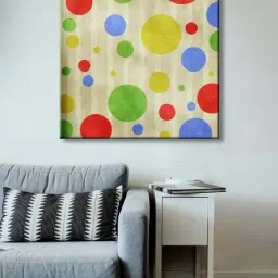 999store Multicolor Abstract Circle Painting-18