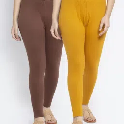 Gracit Multicolor Regular Fit Leggings-11